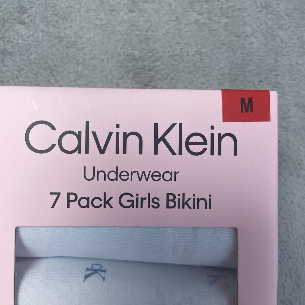 Calvin Klein girls underwear size M 7 pack e1097 - Picture 2 of 8
